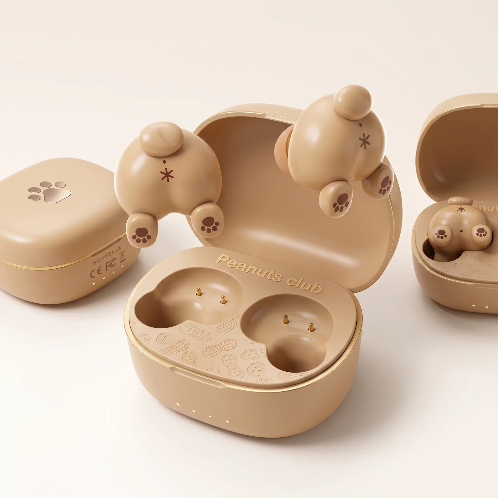 Dog Bottom Motif Earphones Collection